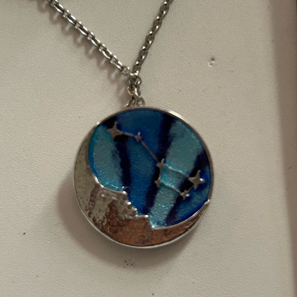 Nicole Barr 925 Blue Moon-Big Dipper Necklace